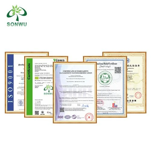 Palmitoyl Tripeptide-8 certificate